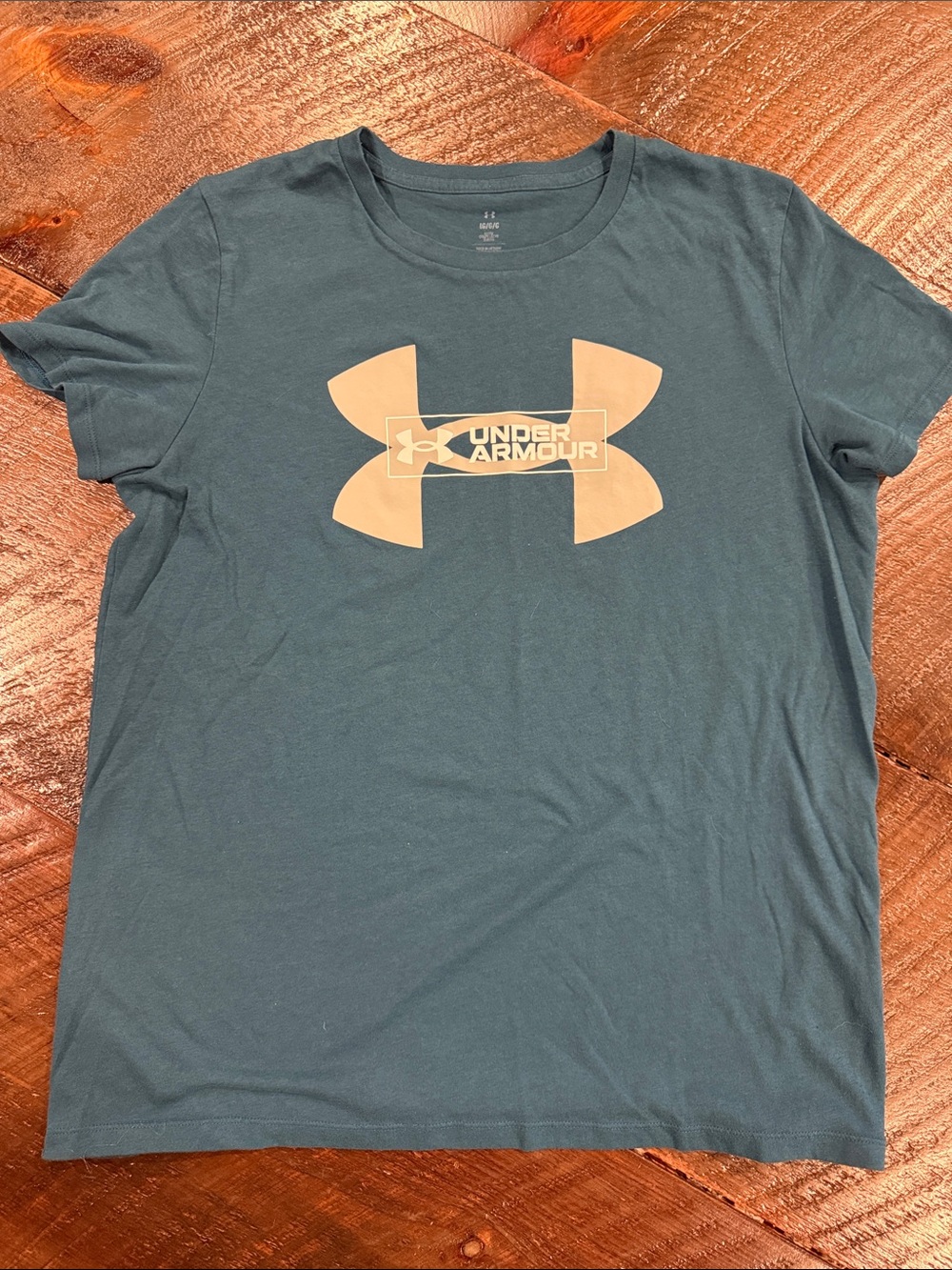 Under Armour Women's Teal Short-Sleeve Logo Tee